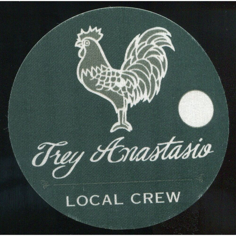 Vintage 2001 Trey Anastasio Concert Backstage Pass Local Crew Phish